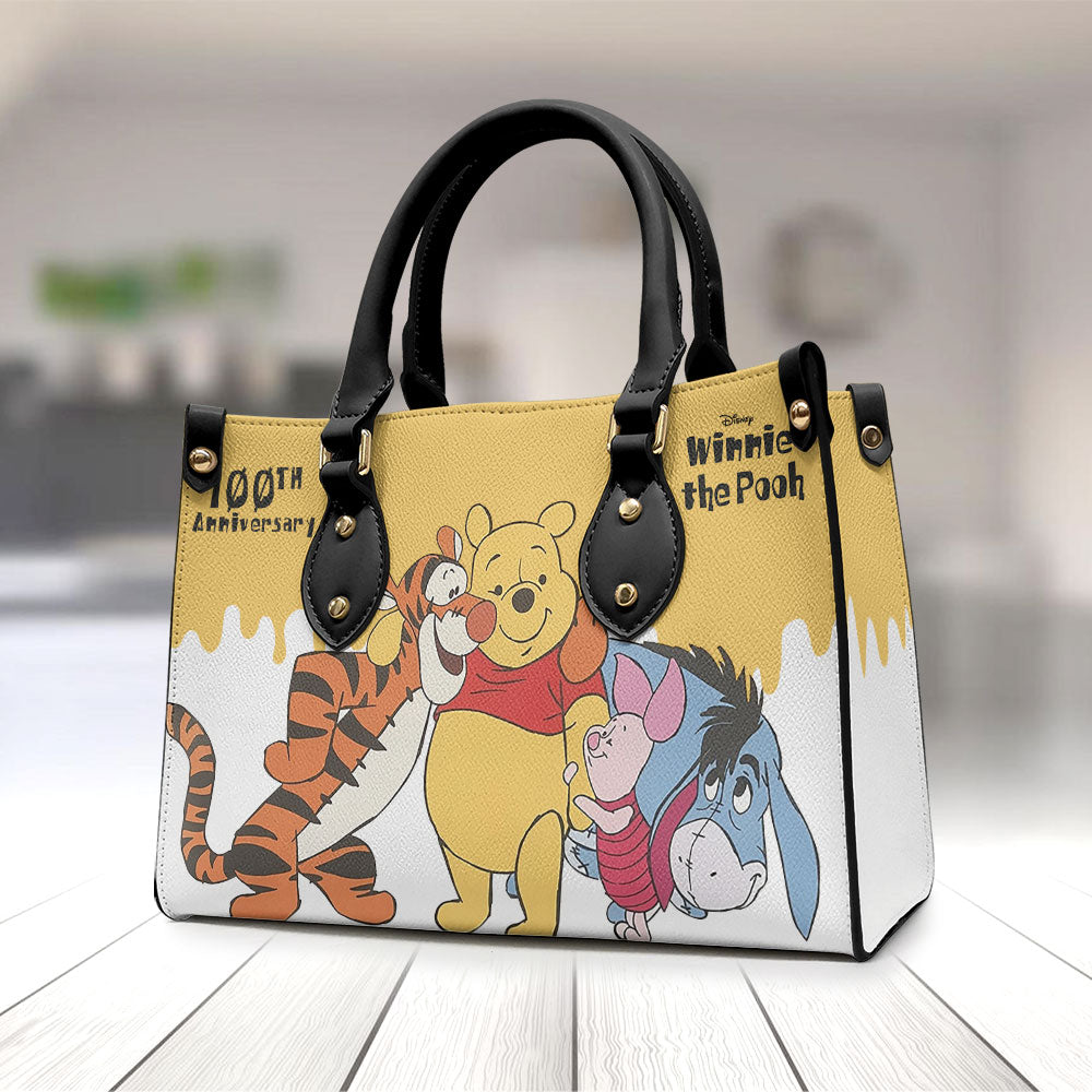 Winnie-the-Pooh 100th Anniversary Leather HandBag – TMTHU7891