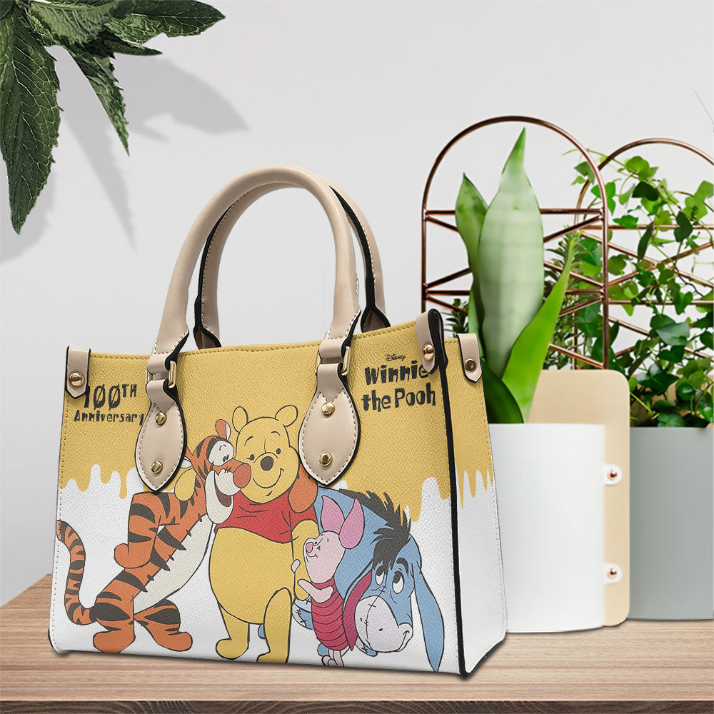 Winnie-the-Pooh 100th Anniversary Leather HandBag – TMTHU7891