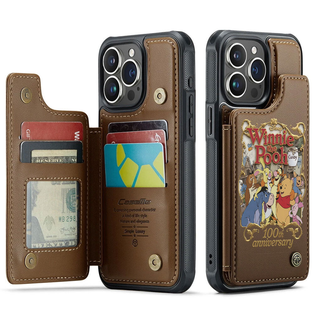 Winnie-the-Pooh 100th Anniversary Leather Wallet Phone Case – TMTHU6254