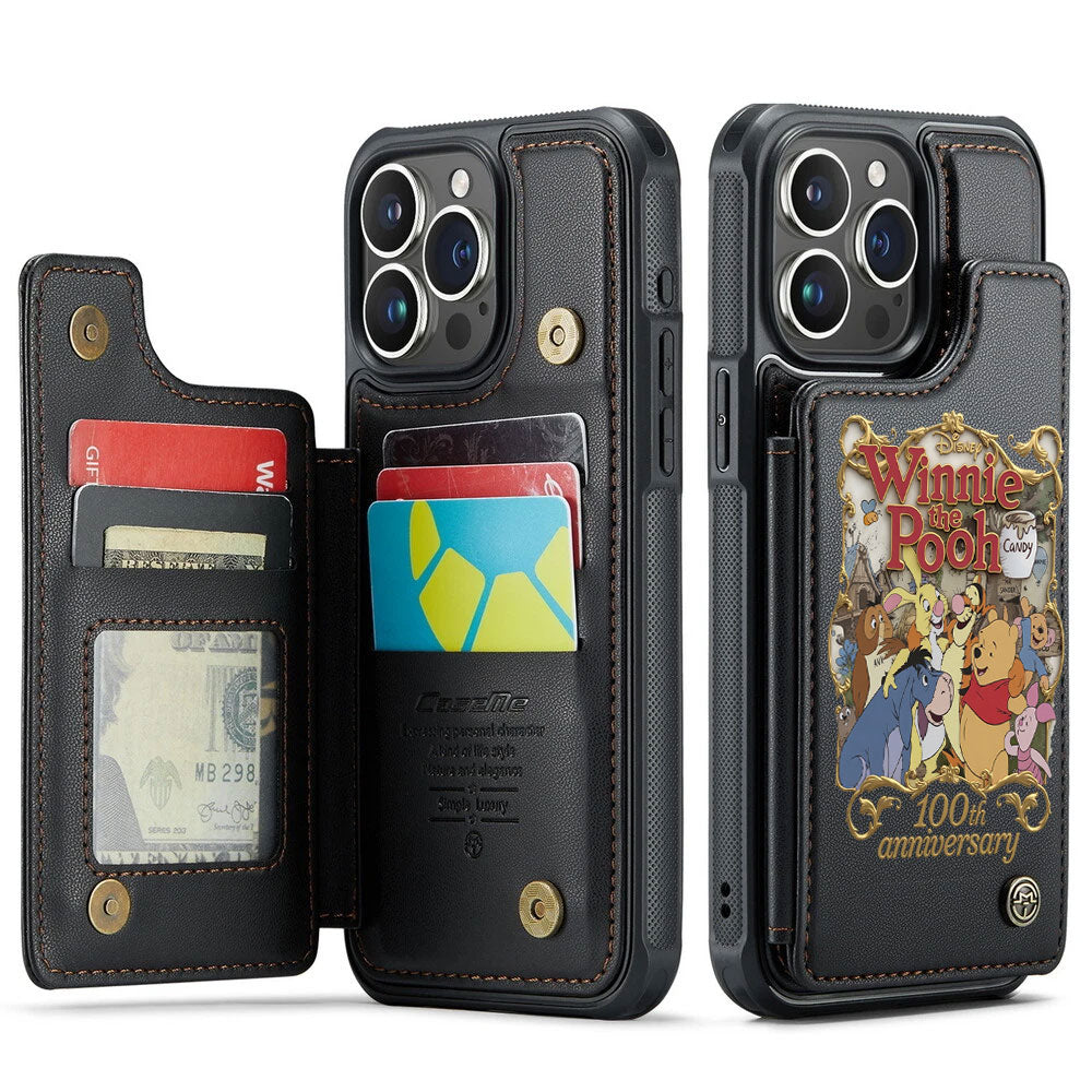 Winnie-the-Pooh 100th Anniversary Leather Wallet Phone Case – TMTHU6254