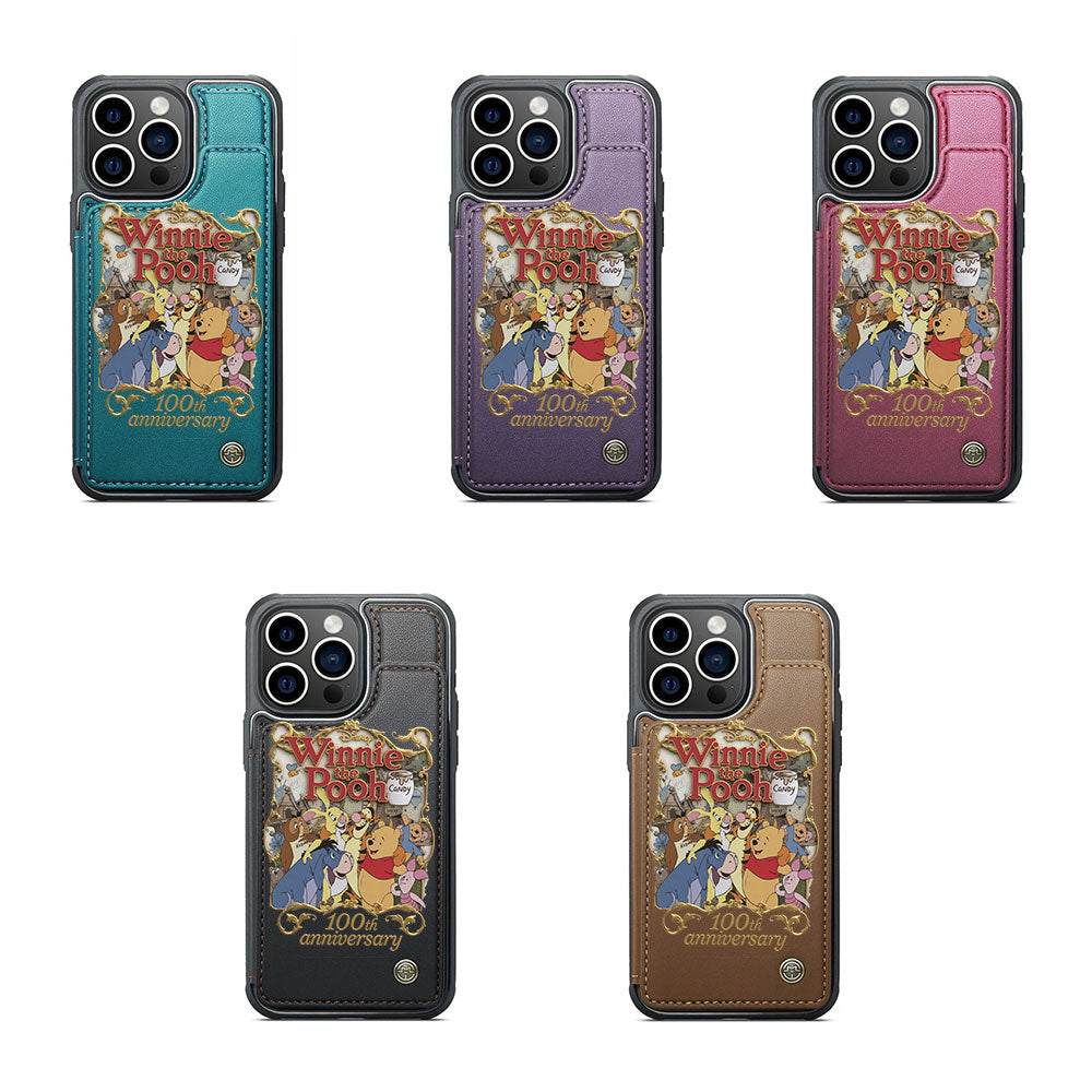 Winnie-the-Pooh 100th Anniversary Leather Wallet Phone Case – TMTHU6254