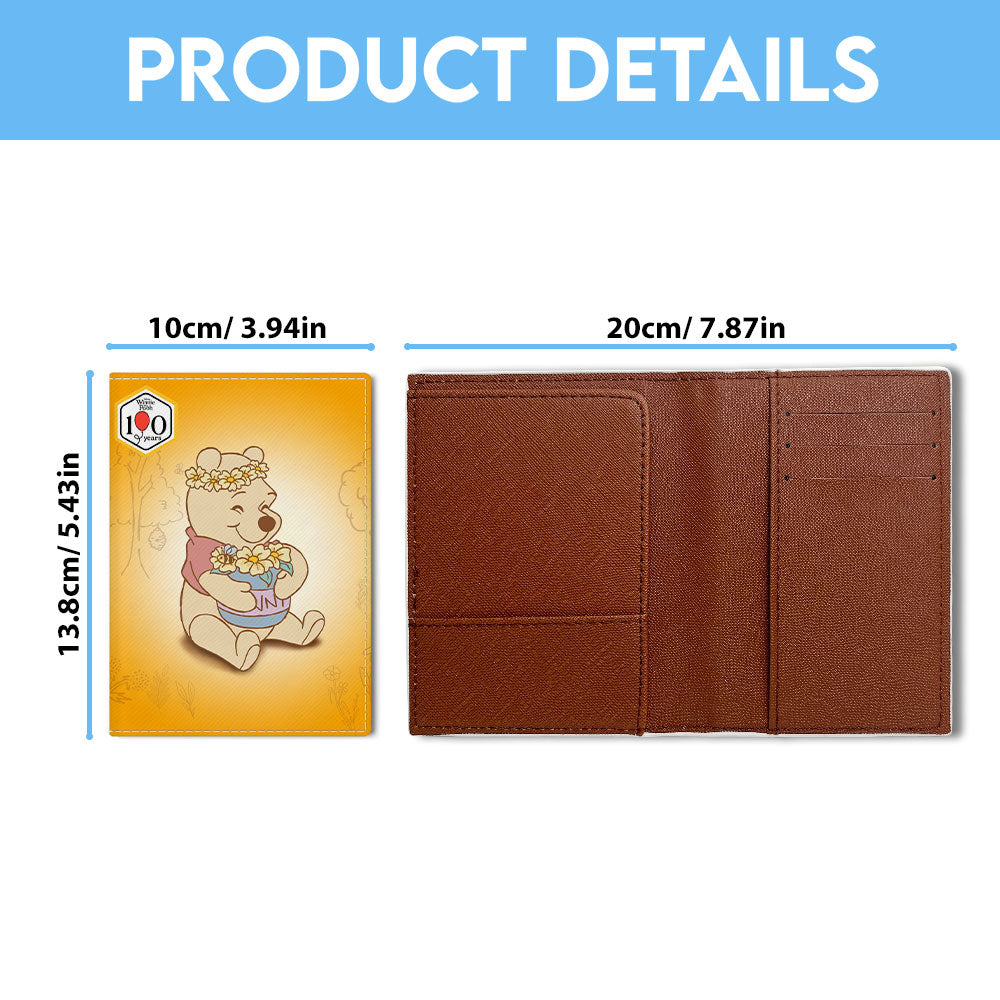 Winnie-the-Pooh 100th Anniversary Leather Passport Cover – TANTN22972