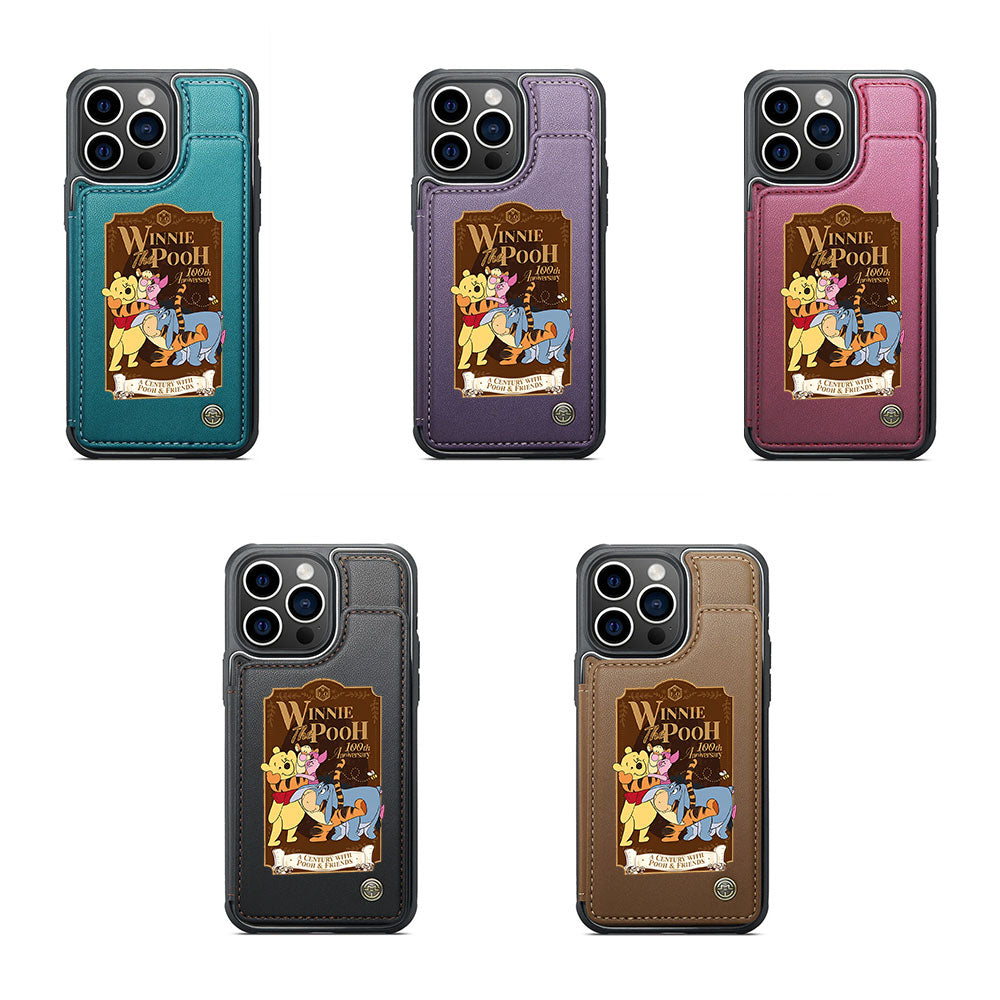 Winnie-the-Pooh 100th Anniversary Leather Wallet Phone Case – TMTHU4885