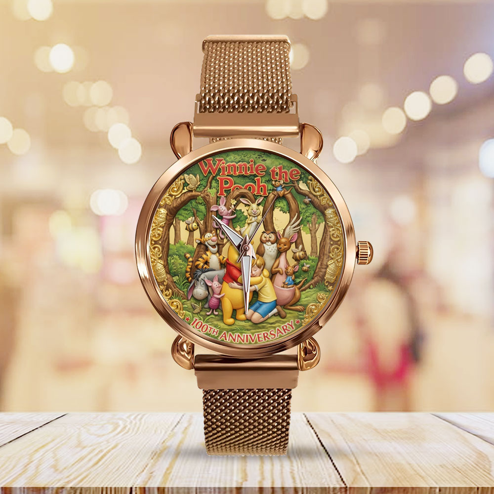 Winnie-the-Pooh 100th Anniversary Mesh Strap Quartz Watch – TMTHU4488
