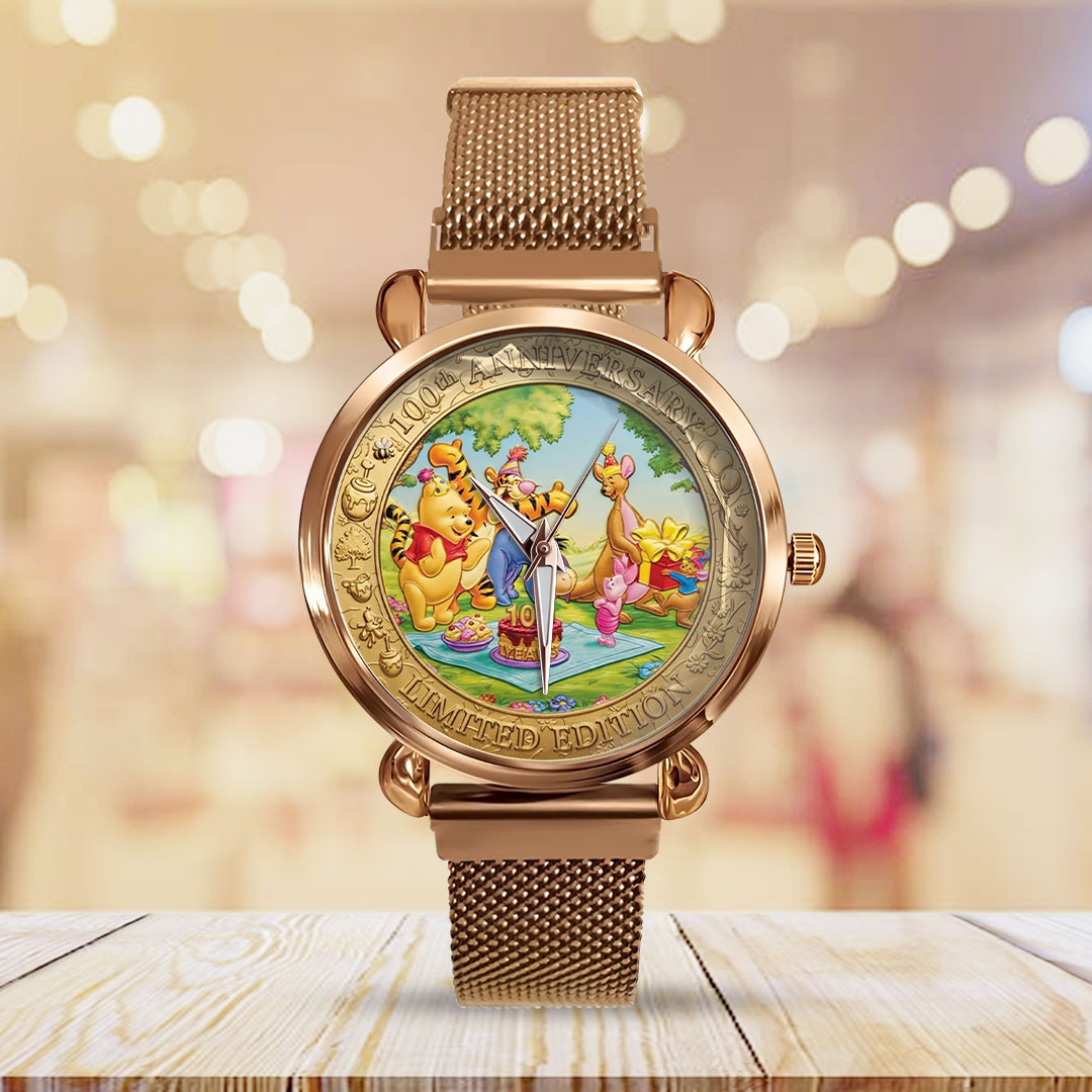 Winnie-the-Pooh 100th Anniversary Mesh Strap Quartz Watch – TMTHU4725