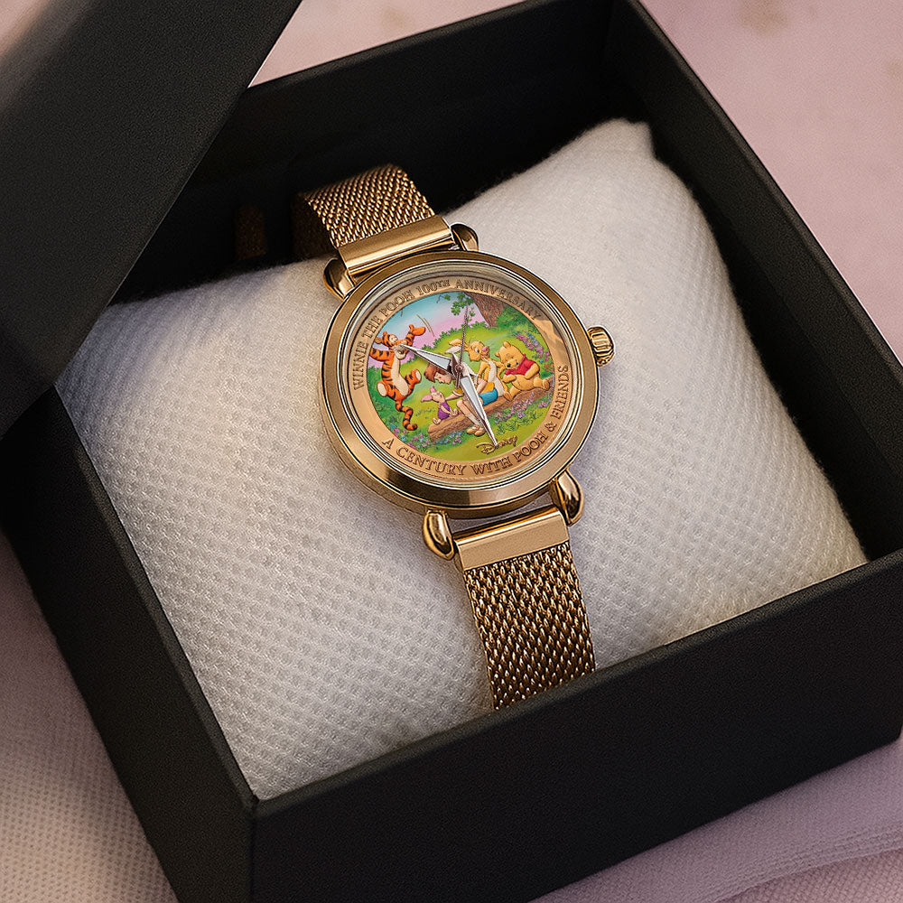 Winnie-the-Pooh 100th Anniversary Mesh Strap Quartz Watch – TMTHU4971