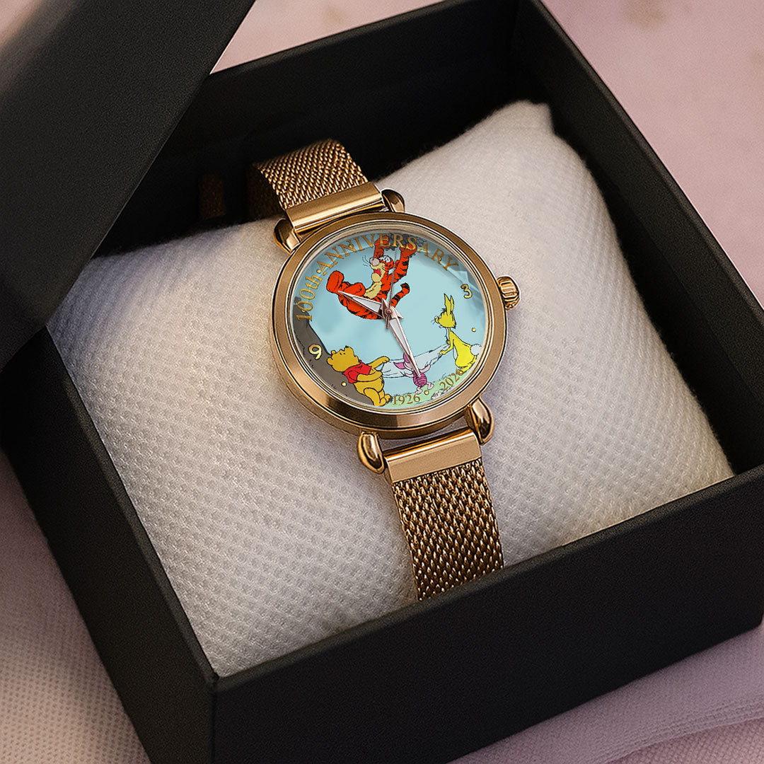 Winnie-the-Pooh 100th Anniversary Mesh Strap Quartz Watch – TMTHU6515