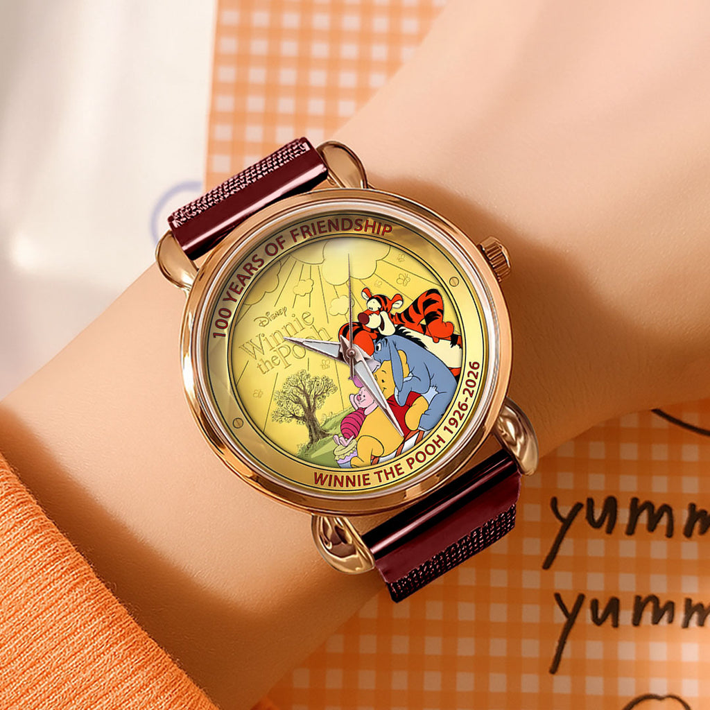 Winnie-the-Pooh 100th Anniversary Mesh Strap Quartz Watch – HOATT16532