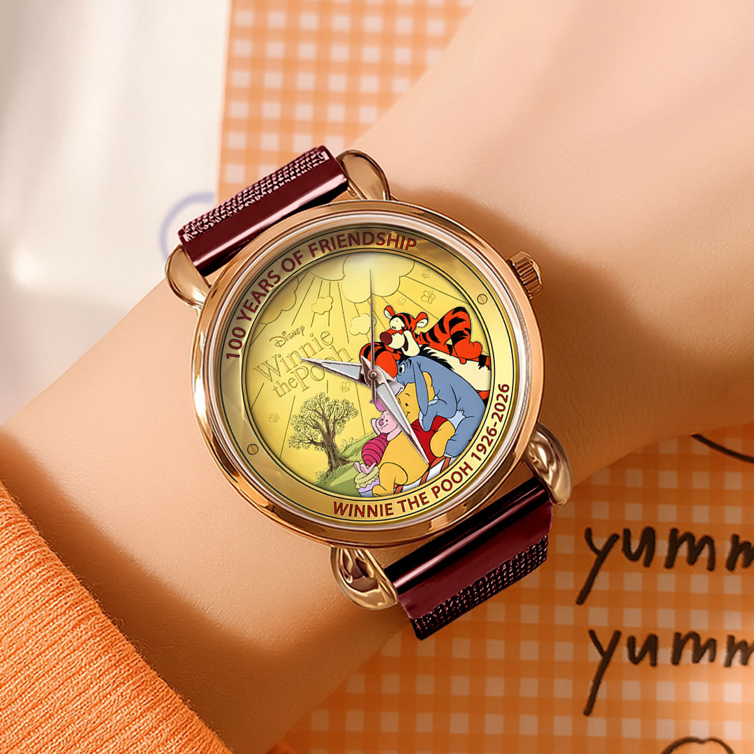 Winnie-the-Pooh 100th Anniversary Mesh Strap Quartz Watch – HOATT16532