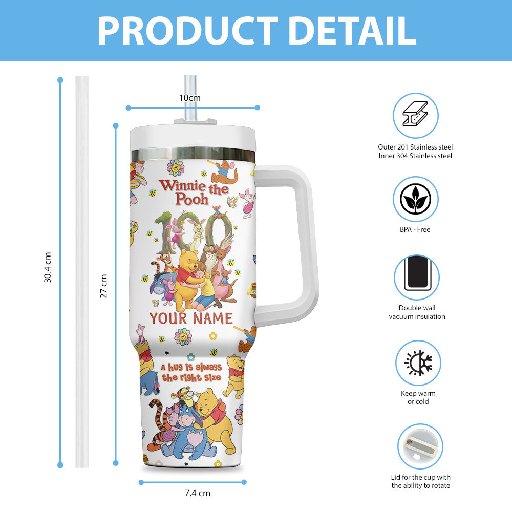 Personalized Winnie-the-Pooh 100th Anniversary 40oz Tumbler – TMTHU4448