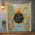 Winnie-the-Pooh 100th Anniversary Quilt Blanket – TMTHU3779