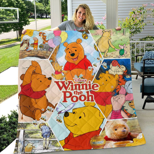 Winnie-the-Pooh 100th Anniversary Quilt Blanket – TMTHU7670
