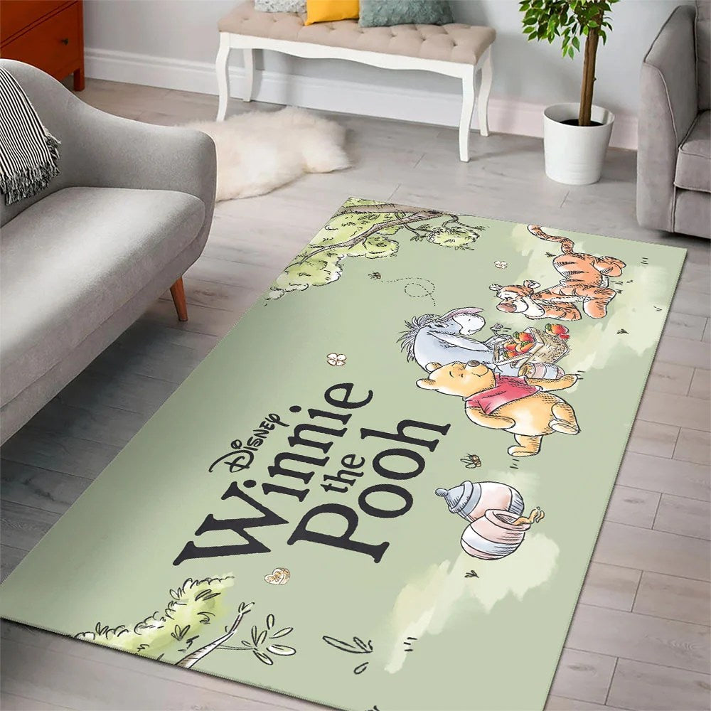 Winnie-the-Pooh 100th Anniversary Rectangular Rug – TMTHU9246