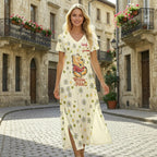Winnie-the-Pooh 100th Anniversary Short Sleeve Maxi Dress – HOATT19356