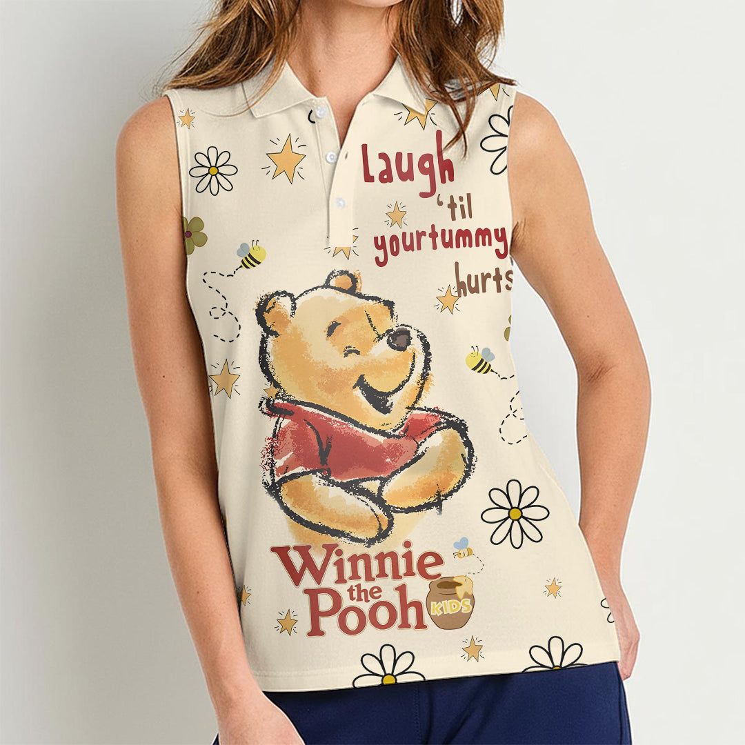 Winnie-the-Pooh 100th Anniversary Women Sleeveless Polo Shirt – HOATT16848