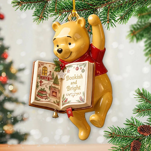 Winnie-the-Pooh Custom Shape 2-side Printed Acrylic Ornament – HOATT21612
