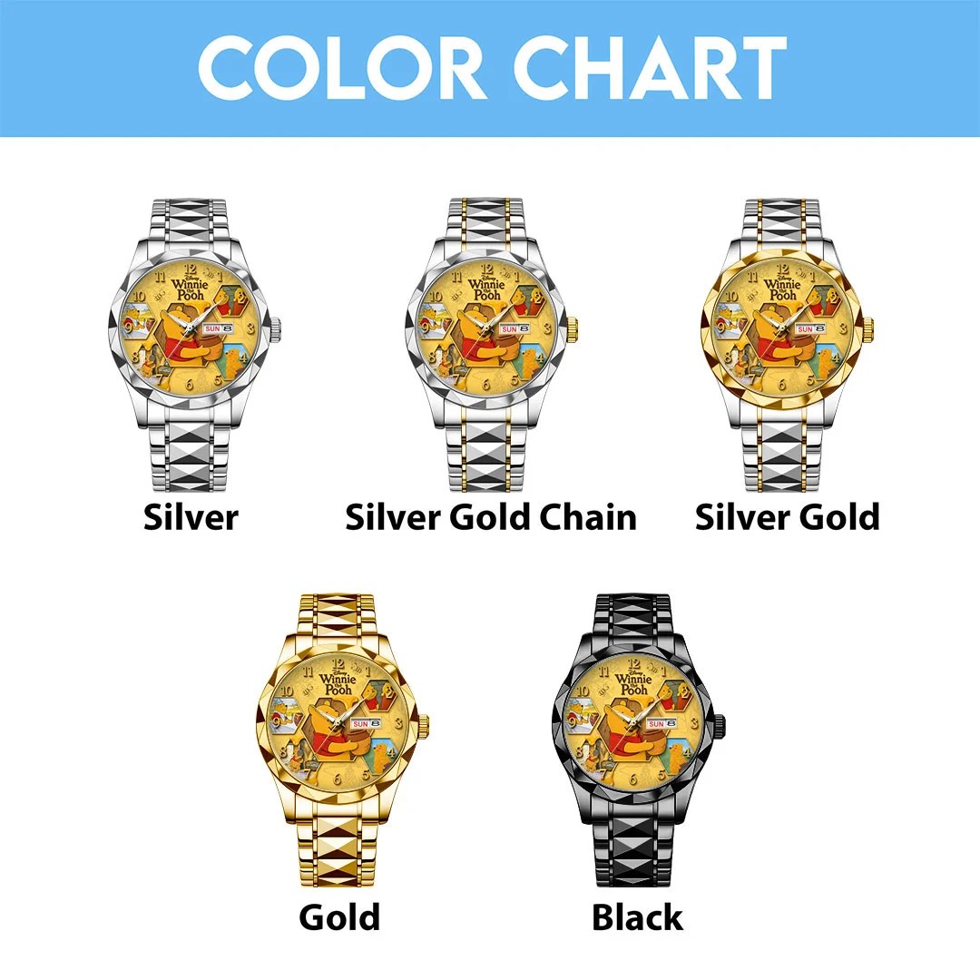 Winnie-the-Pooh Alloy Luxury Quartz Watch – TMTHU10106