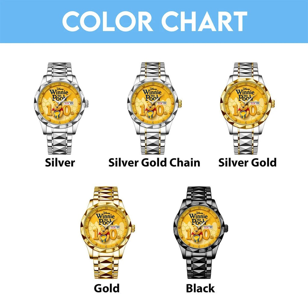 Winnie-the-Pooh Alloy Luxury Quartz Watch – TMTHU10129