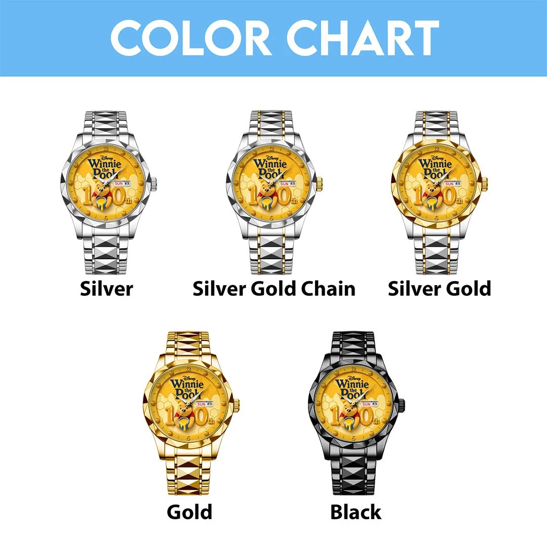 Winnie-the-Pooh Alloy Luxury Quartz Watch – TMTHU10129