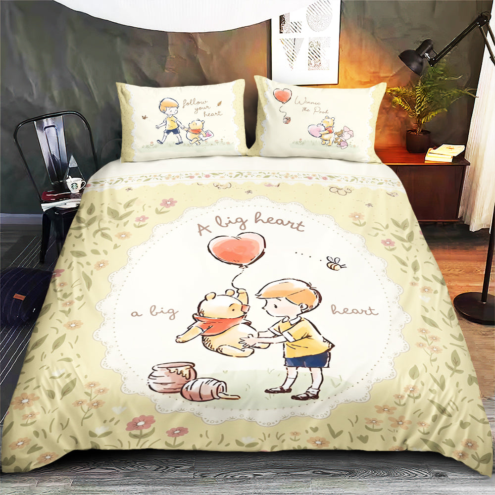Winnie-the-Pooh 100th Anniversary 3-Piece Duvet Bedding Set – TMTHU7748