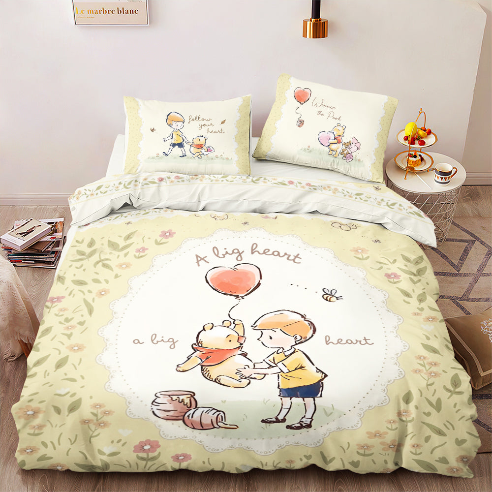 Winnie-the-Pooh 100th Anniversary 3-Piece Duvet Bedding Set – TMTHU7748