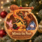 Winnie-the-Pooh Custom Shape 2-side Printed Acrylic Ornament – MAITM15364