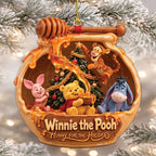 Winnie-the-Pooh Custom Shape 2-side Printed Acrylic Ornament – MAITM15364