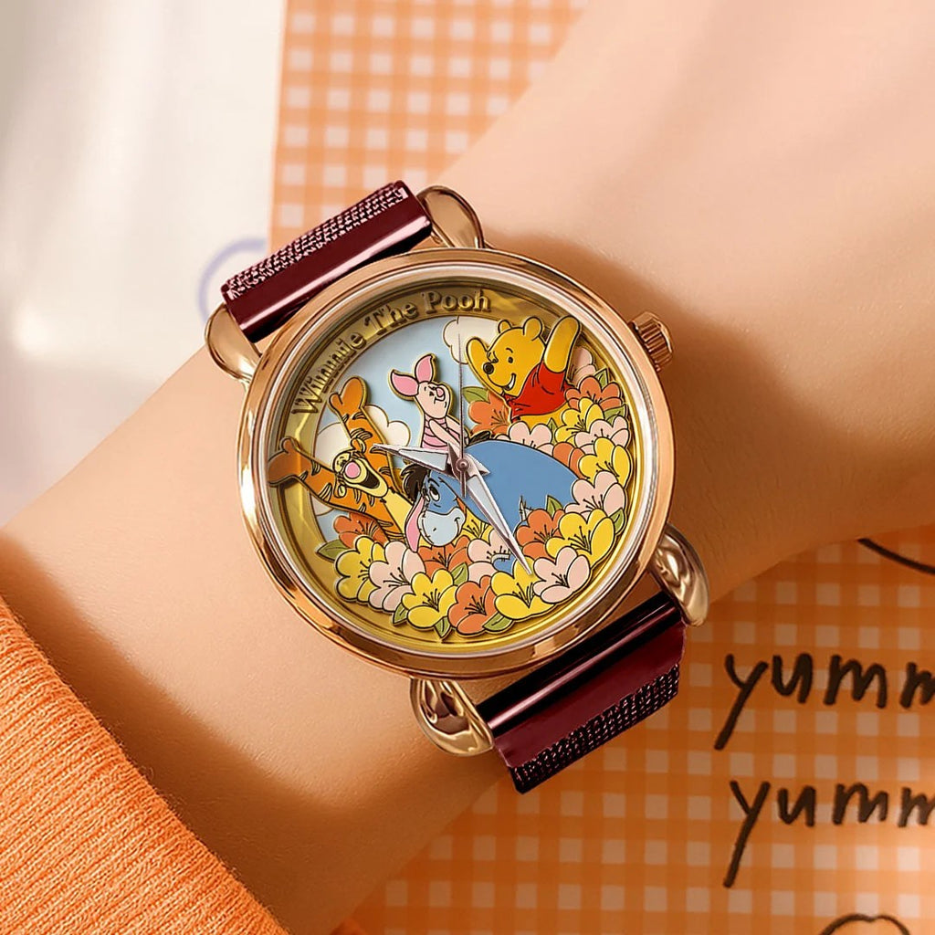 Winnie-the-Pooh Mesh Strap Quartz Watch – HOATT26804