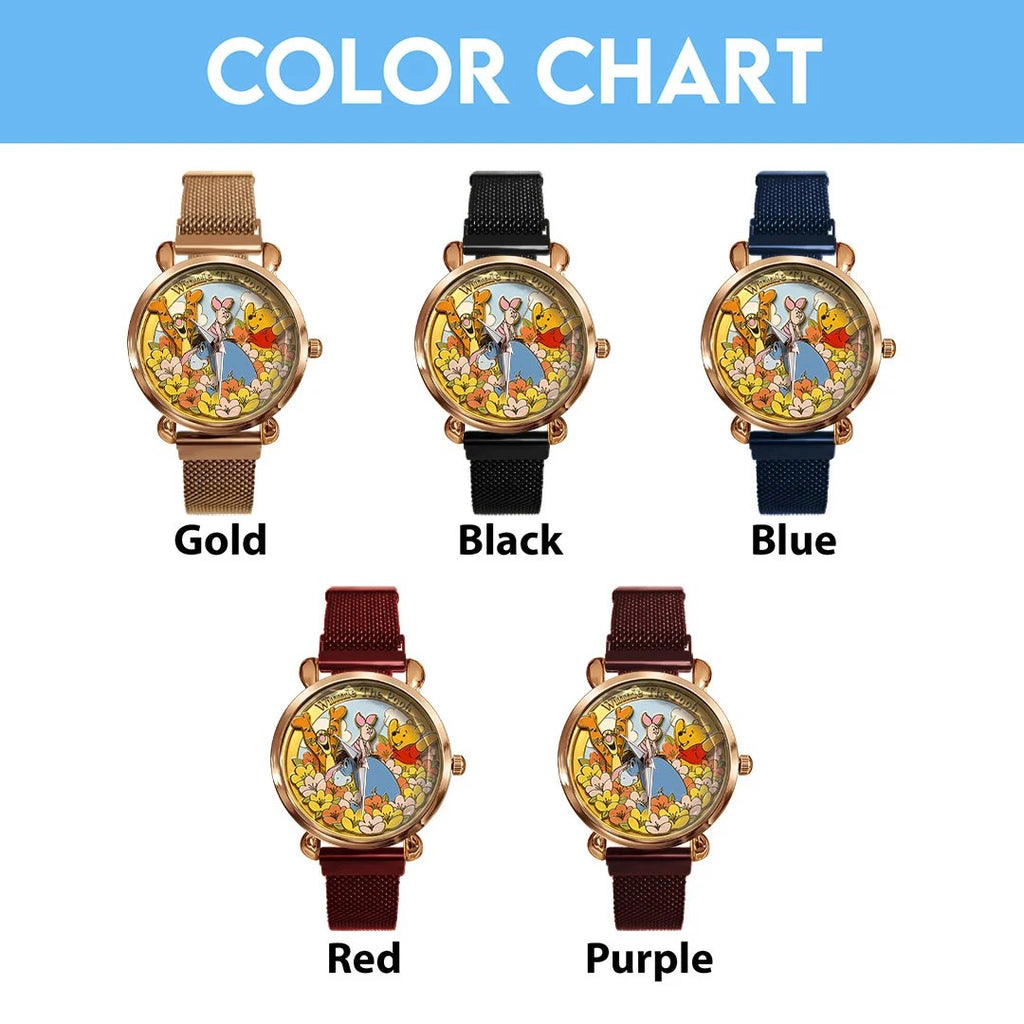 Winnie-the-Pooh Mesh Strap Quartz Watch – HOATT26804