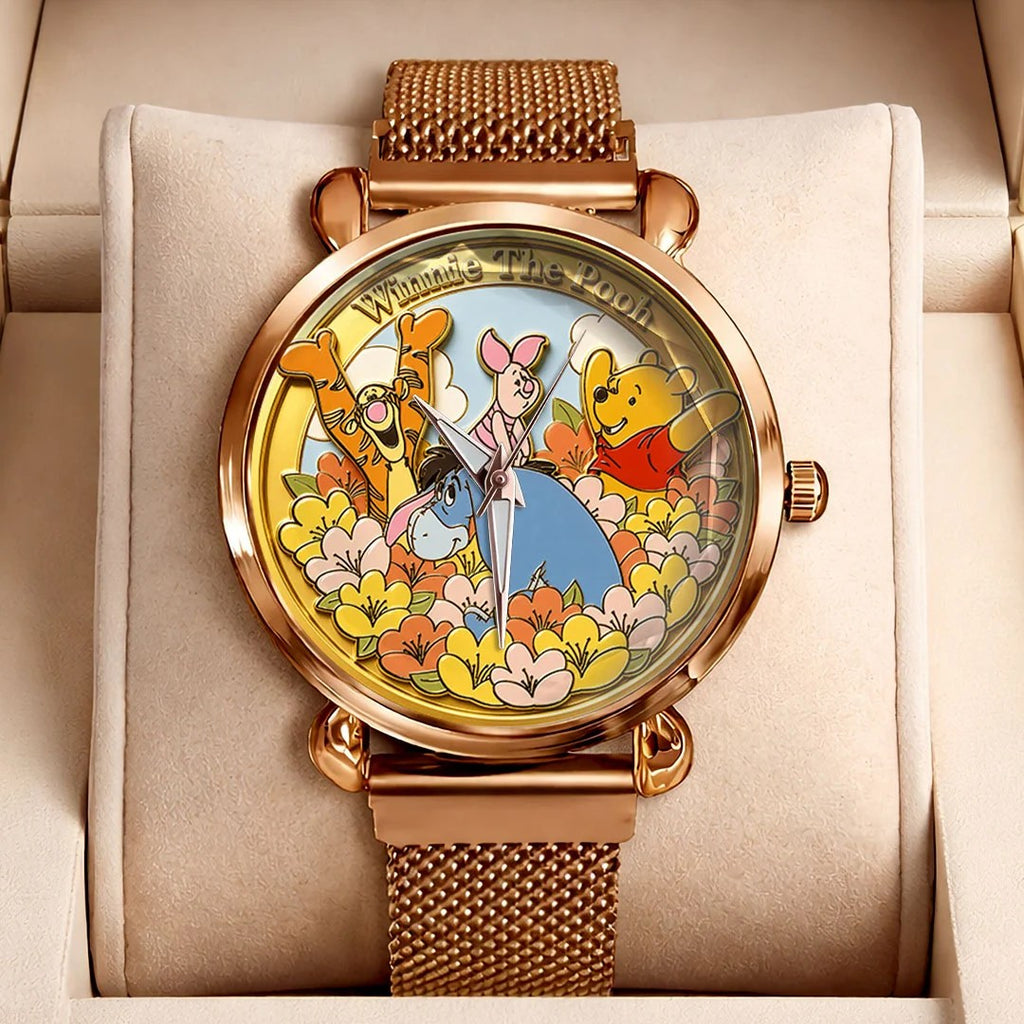 Winnie-the-Pooh Mesh Strap Quartz Watch – HOATT26804