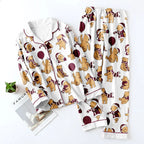 Winnie-the-Pooh Satin Pajama Set with Piping – TMTHU9129