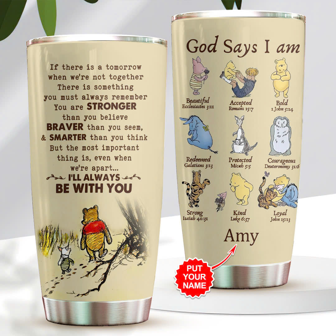 Personalized Winnie-the-Pooh 100th Anniversary Tumbler Cup – VANDH5120