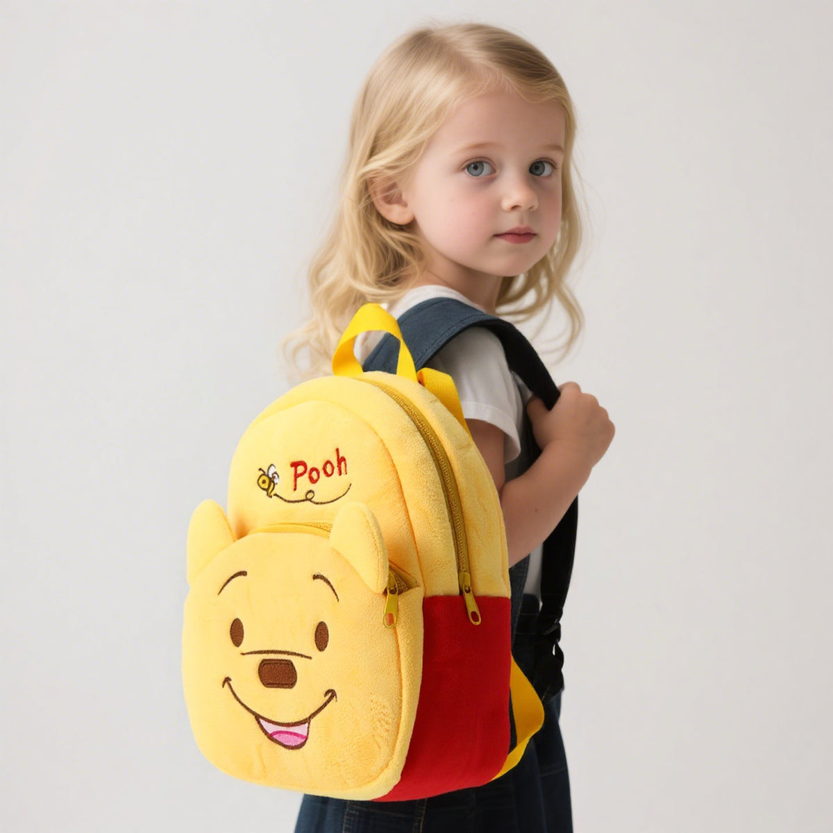 Winnie-the-Pooh Plush Embroidered Children's Schoolbag – MAITMDROP167