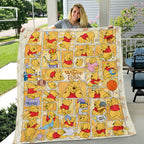 Winnie-the-Pooh Quilt Blanket – TMTHU5370