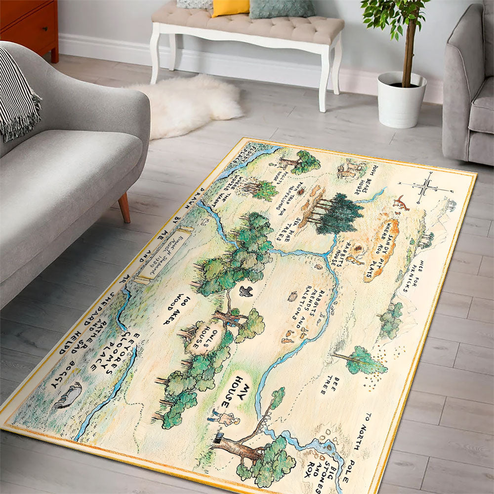 Winnie-the-Pooh Rectangular Rug – TMTHU6402