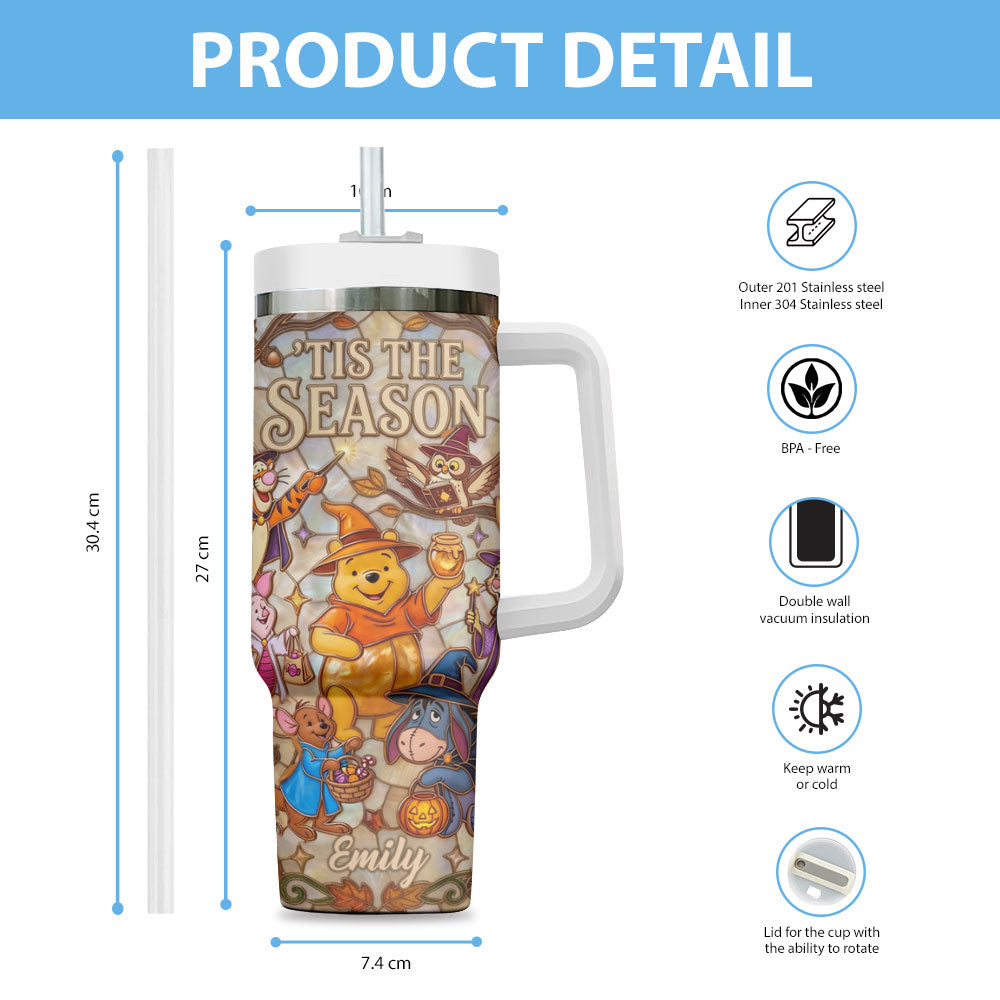 Personalized Winnie-the-Pooh Halloween 40oz Tumbler – TMTHU7959