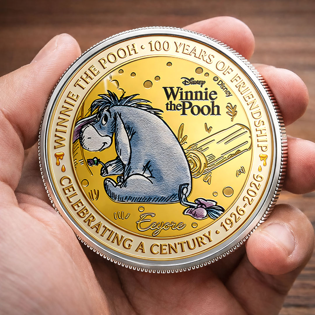 Winnie-the-Pooh x Eeyore 100th Anniversary Commemorative Coin – HOATT16673