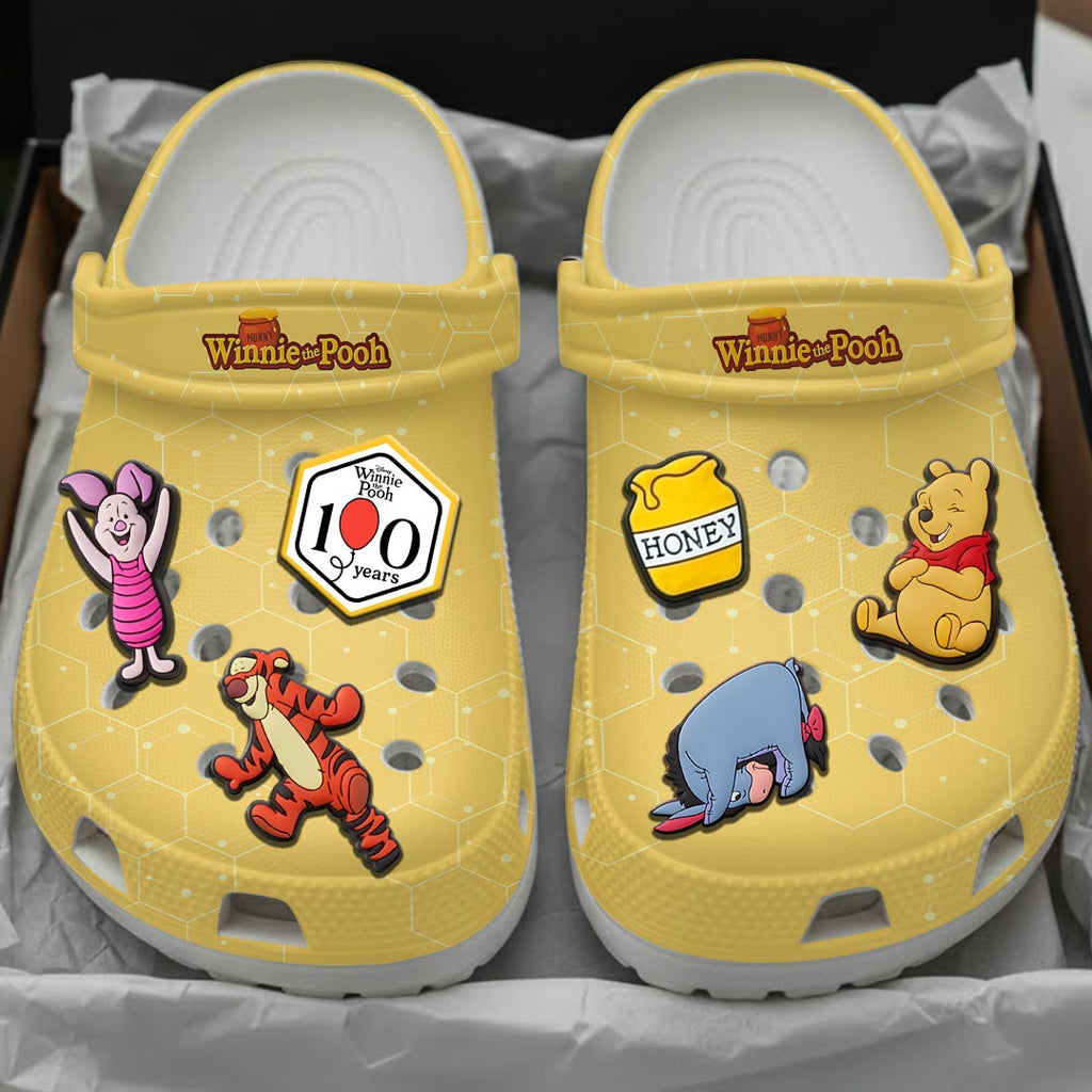 Winnie-the-Pooh 100th Anniversary Custom Clogs – HOATT18000