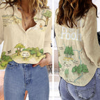 Winnie-the-Pooh 3D Women Linen Shirt – TANTN22235