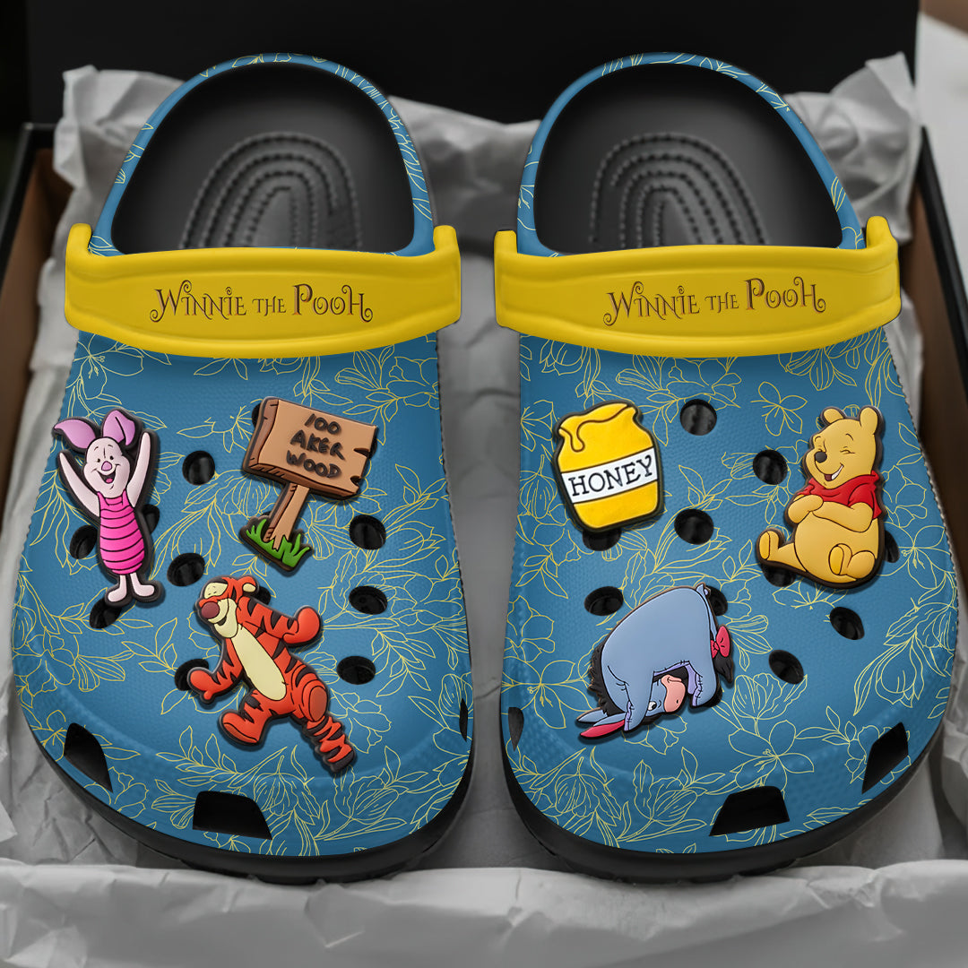 Winnie-the-Pooh 100th Anniversary Custom Clogs – HOATT15382