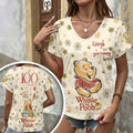 Winnie-the-Pooh 100th Anniversary 3D Women's V-Neck T-Shirt – HOATT17343