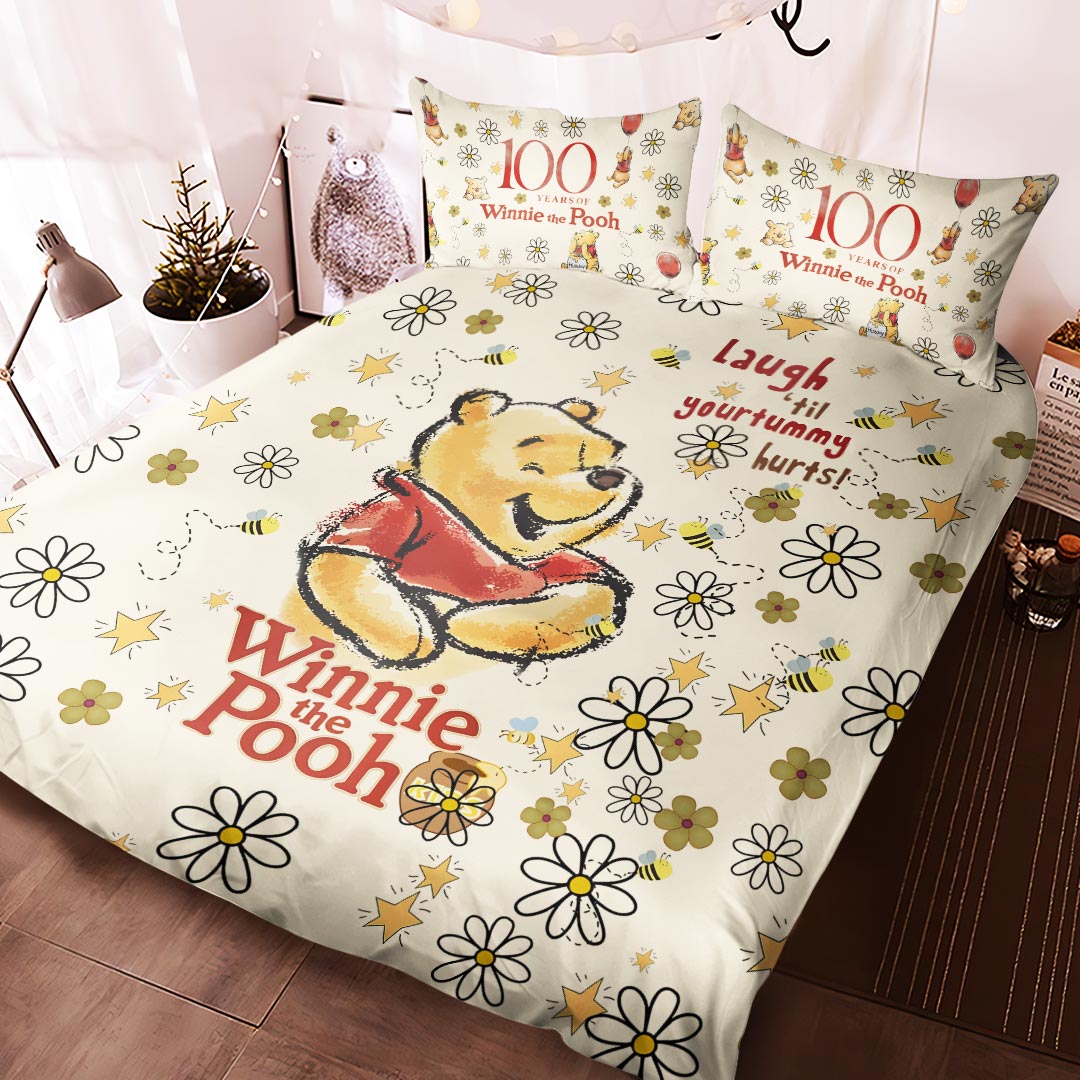Winnie-the-Pooh 100th Anniversary 3-Piece Duvet Bedding Set – HOATT19566