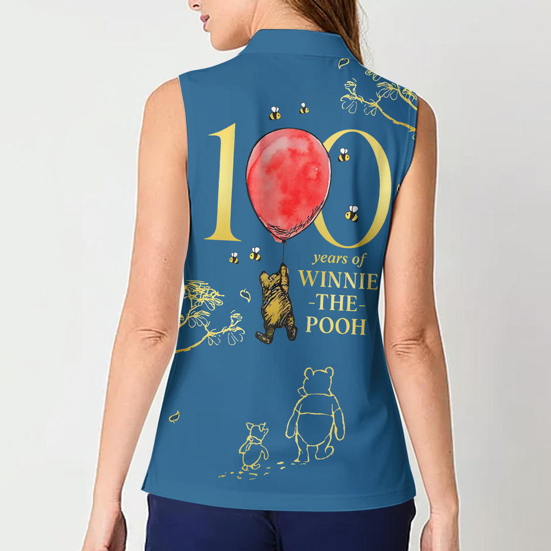 Winnie-the-Pooh 100th Anniversary Women Sleeveless Polo Shirt – HOATT16782