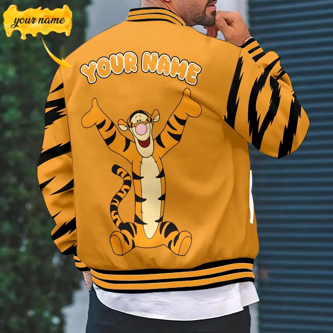 Personalized Winnie-the-Pooh x Tigger Varsity Jacket – HOATT20873