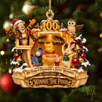 Winnie-the-Pooh Custom Shape 2-side Printed Acrylic Ornament – HOATT21406