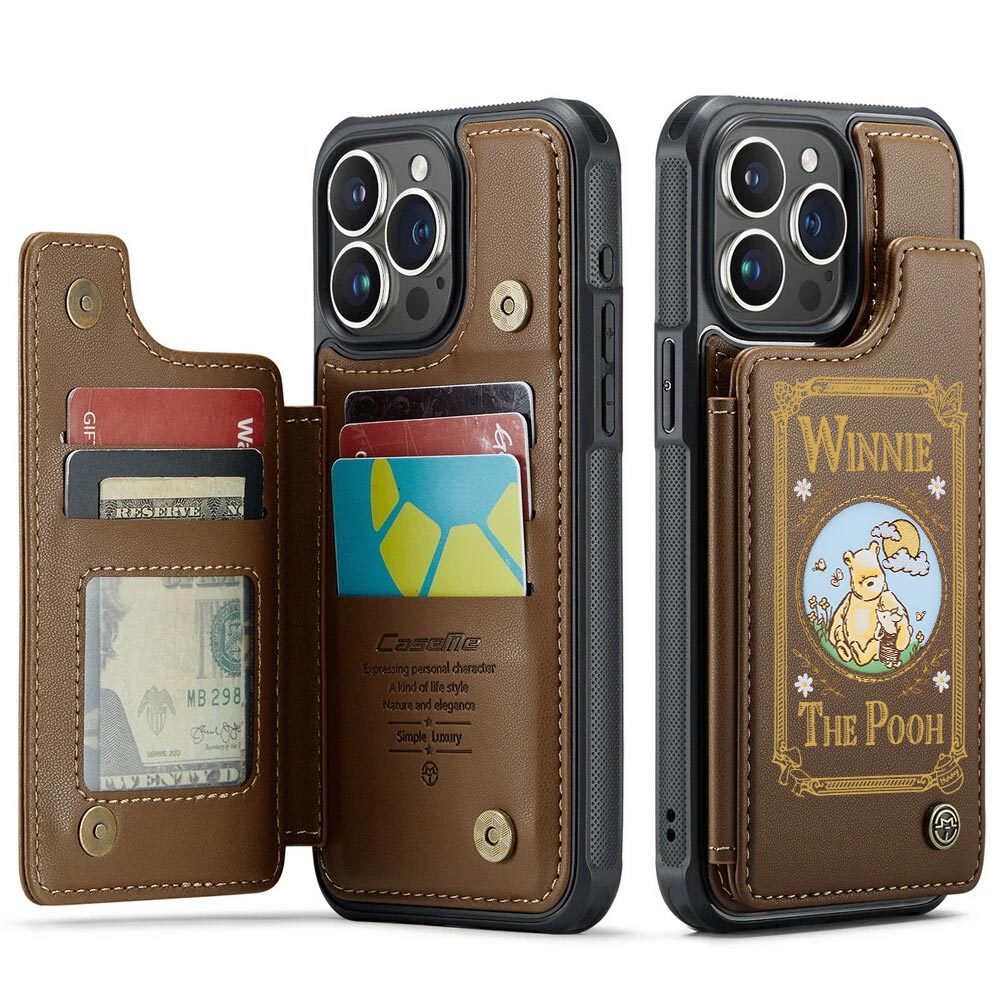 Winnie-the-Pooh Leather Wallet Phone Case – HOATT18028