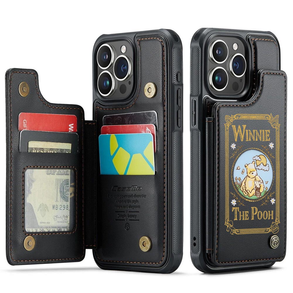 Winnie-the-Pooh Leather Wallet Phone Case – HOATT18028