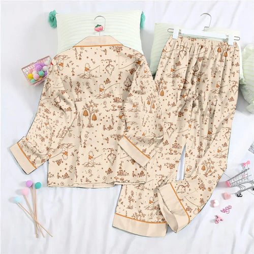 Winnie-the-Pooh Satin Pajama Set with Piping – TANTN25737