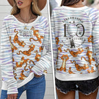 Winnie-the-Pooh x Tigger 100th Anniversary Round Neck Raglan Sleeve Sweatshirt – GNE7834