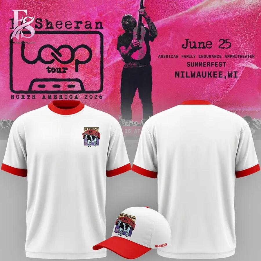 Wisconsin Ed Sheeran Loop tour 2026 Shirt